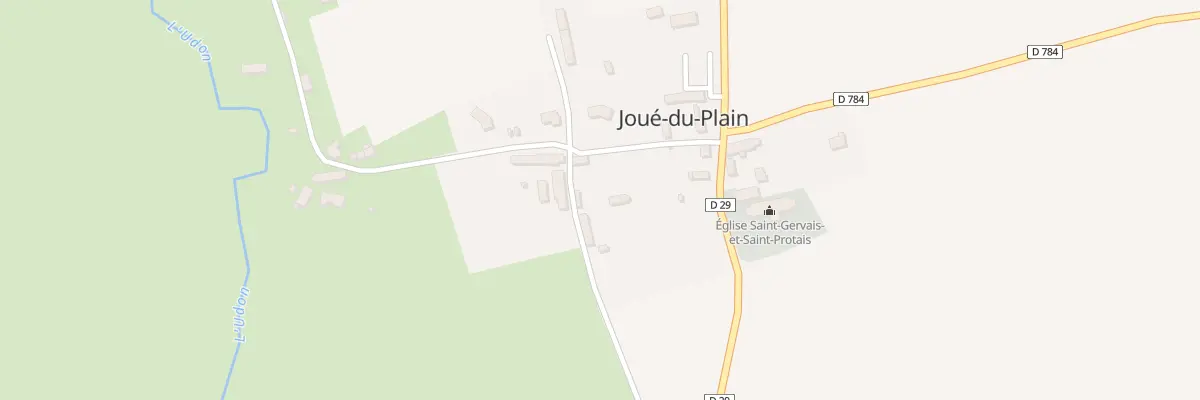 Plan du 2 Le Colombier à Joué-du-Plain
