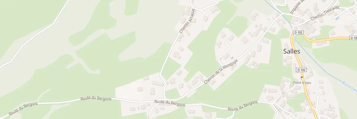 Plan du 5009 Le Village à Salles