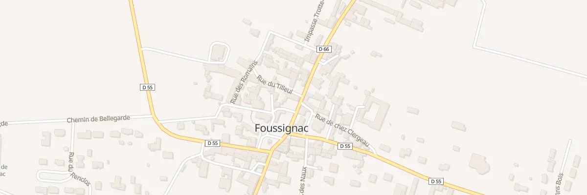 Plan du 1 Rue du Tilleul à Foussignac