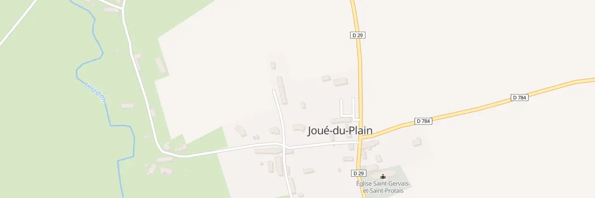 Plan du 1 La Bonhommerie à Joué-du-Plain
