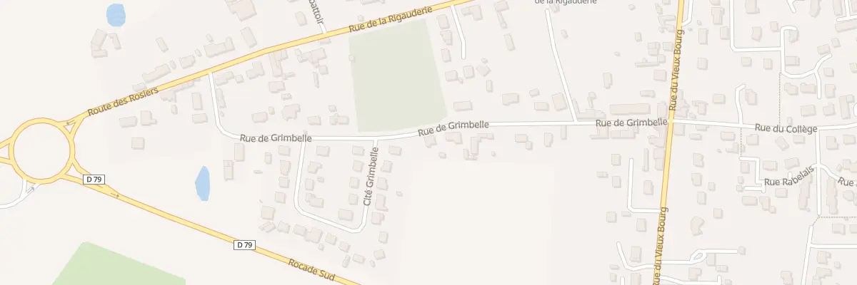Plan du 51 Rue de Grimbelle à Longué-Jumelles