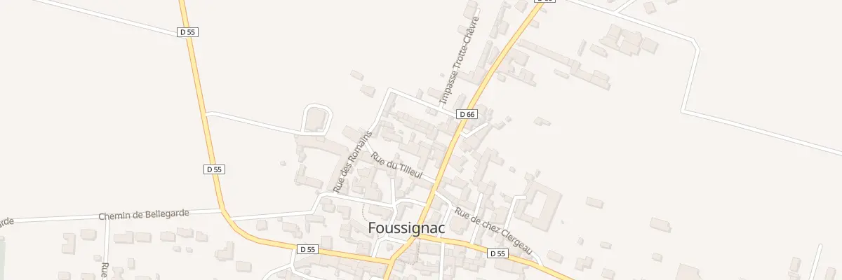 Plan du 5 Rte de Vaux-Rouillac à Foussignac