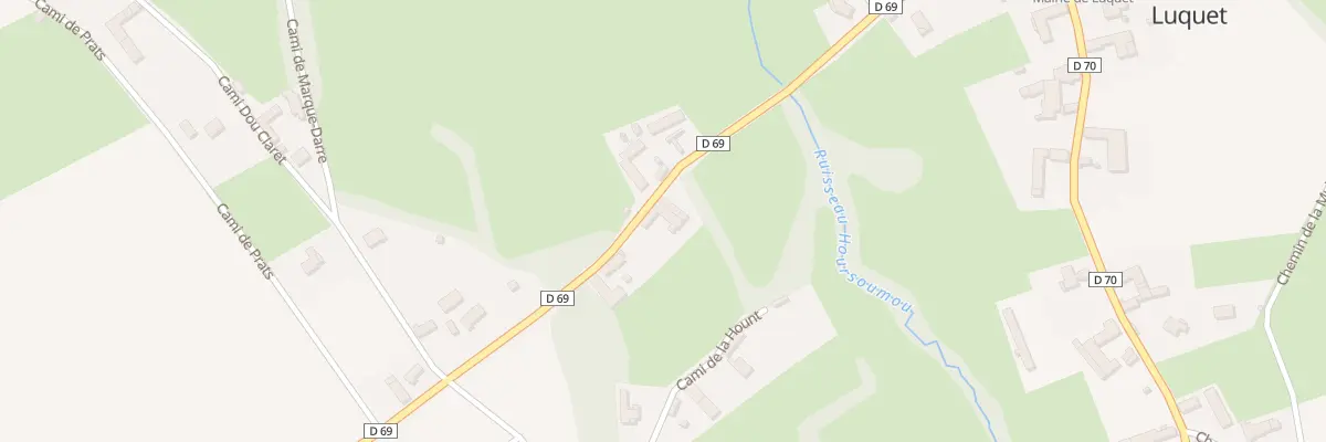 Plan du 13 Rte de Cabarré à Luquet
