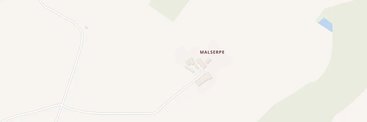Plan du 1 Malserpe à Saurais