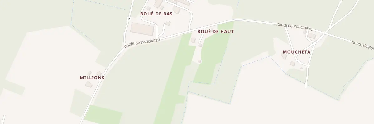 Plan du 1181 Rte de Pouchalan à Estigarde