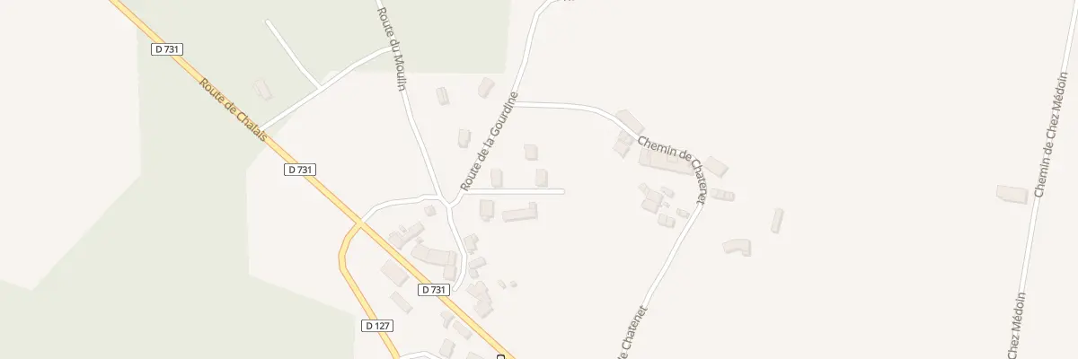 Plan du 8 Rte de la Gourdine à Condéon