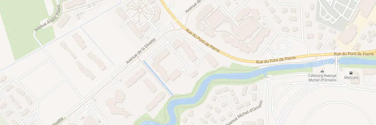 Plan du 13 Av de la Divette à Cabourg