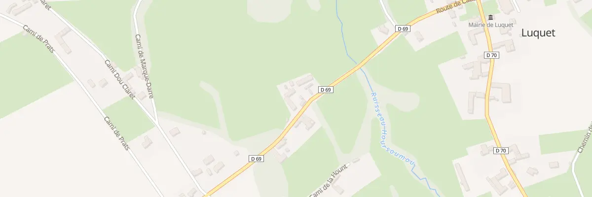 Plan du 14 Rte de Cabarré à Luquet