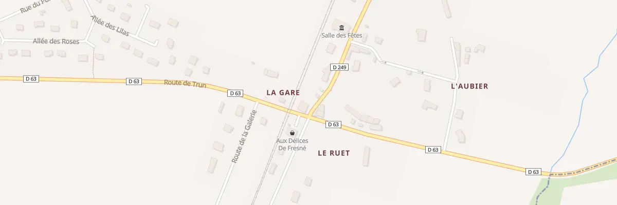 Plan du 15 Rte de Trun à Fresné-la-Mère