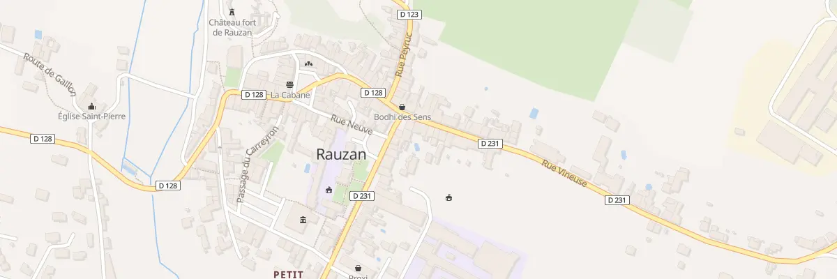 Plan du 2 Rue Vineuse à Rauzan