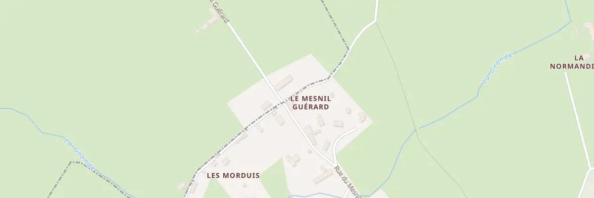 Plan du 22 Rue du Mesnil Guerard à Nécy