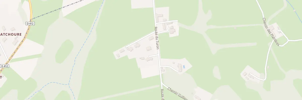 Plan du 30 Rte du Turon à Lamarque-Pontacq