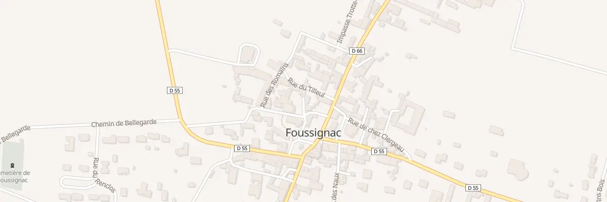 Plan du 2B Rue de l’Église à Foussignac