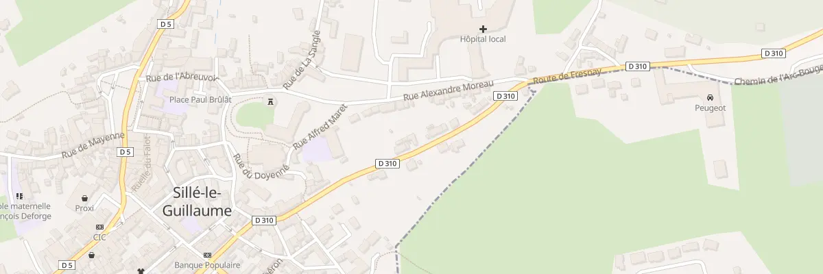 Plan du 31B Rue de Fresnay à Sillé-le-Guillaume