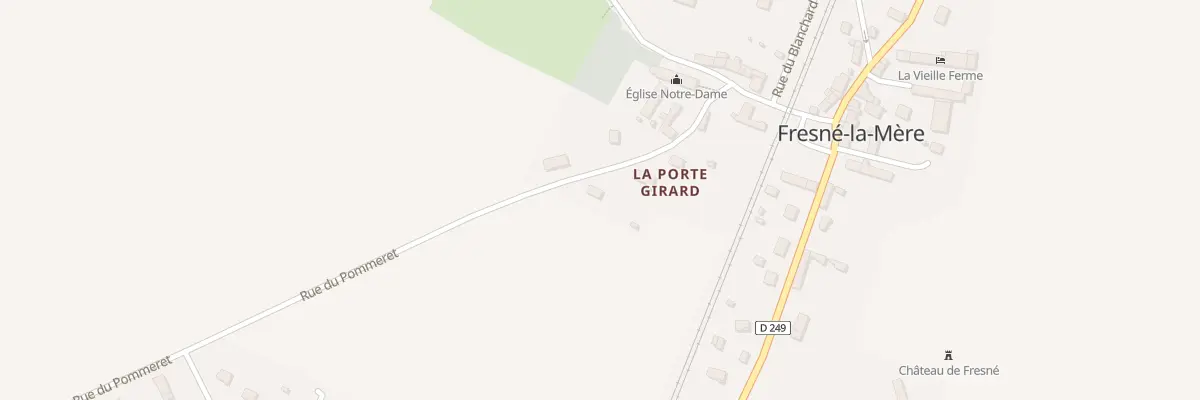 Plan du 5 Rue du Pommeret à Fresné-la-Mère