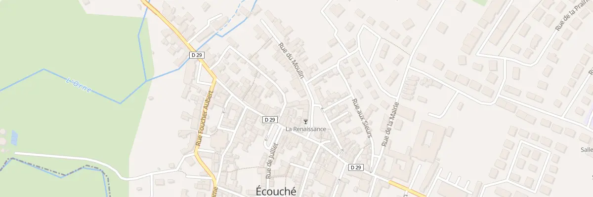 Plan du 12 Rue du Moulin à Écouché-les-Vallées