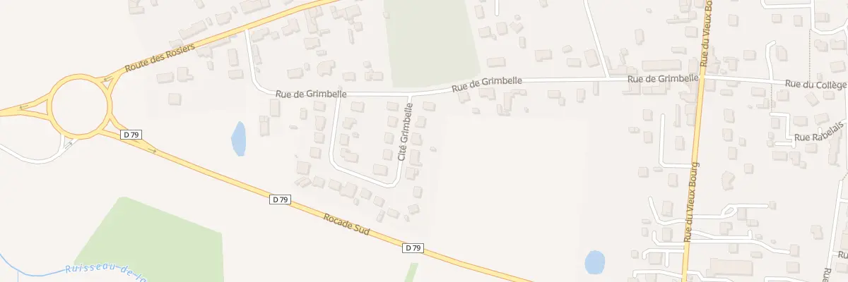 Plan du 3 Cité Grimbelle à Longué-Jumelles