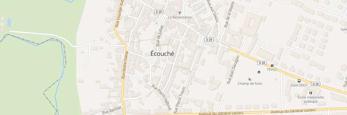 Plan du 18 Rue Dodemans à Écouché-les-Vallées