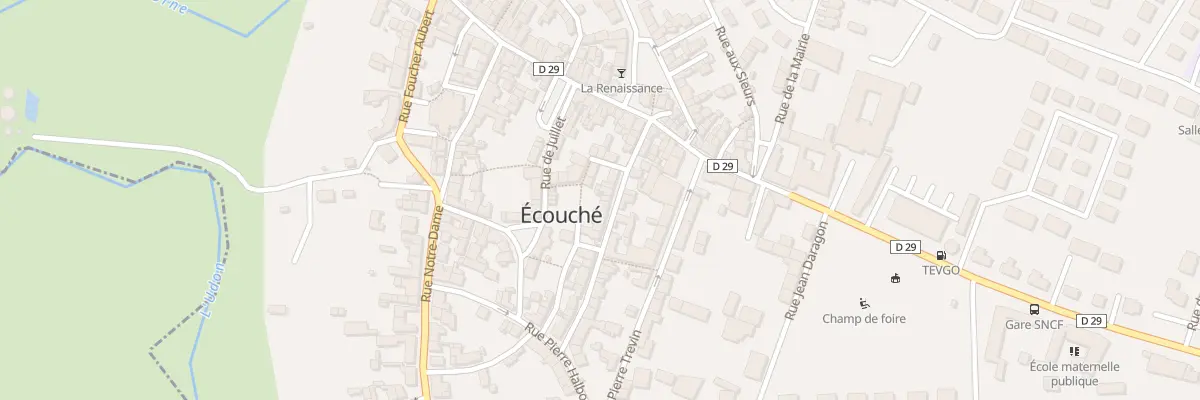 Plan du 24 Rue Dodemans à Écouché-les-Vallées