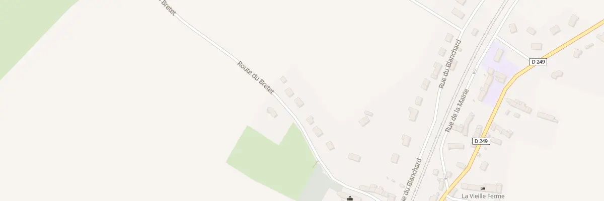 Plan du 8 Rte du Bretet à Fresné-la-Mère