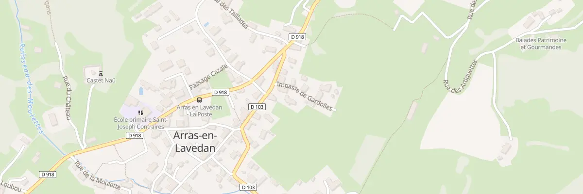 Plan du 4 Imp de Gardolles à Arras-en-Lavedan