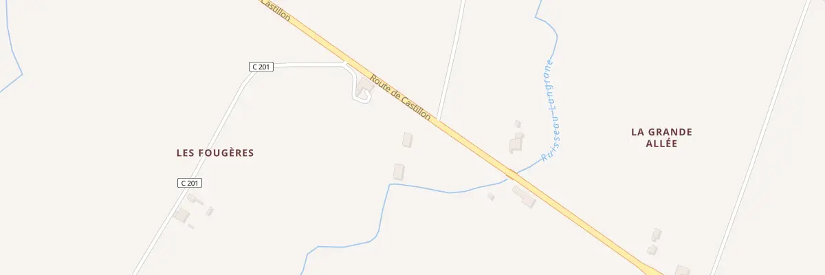 Plan du 28 Les Fougeres à Saint-Pey-d’Armens
