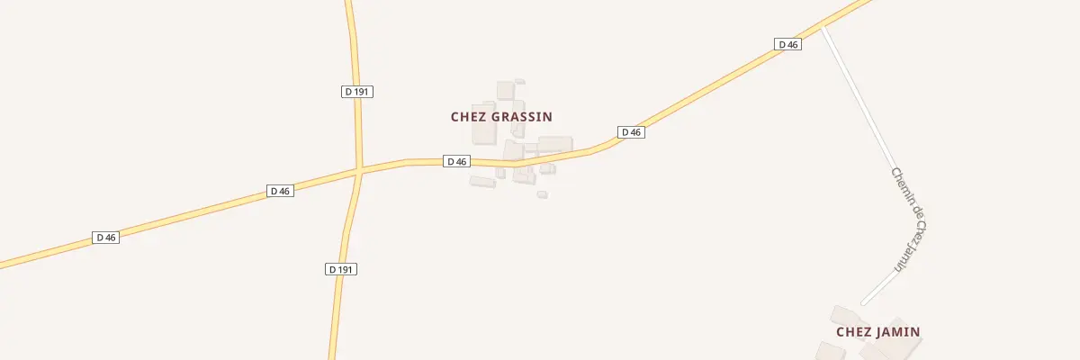 Plan du 5058 Chez Grassin à Salles-de-Barbezieux