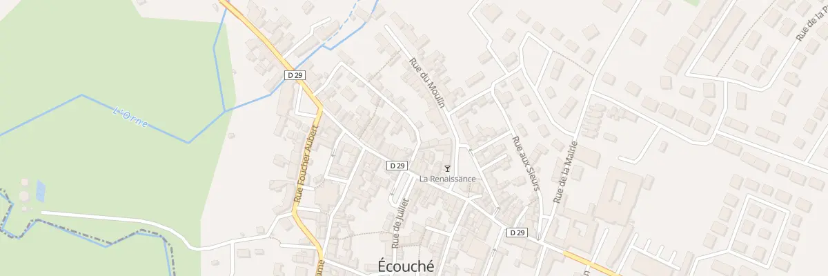 Plan du 9049 Rue de la Queue de l’Eau à Écouché-les-Vallées