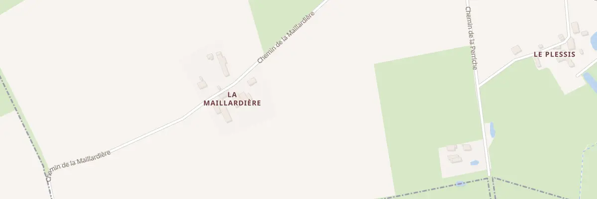 Plan du 445 Che de la Maillardière à La Flèche
