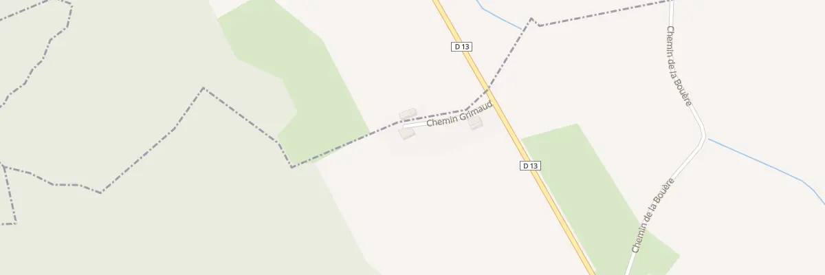 Plan du 3 Che Grimaud à Castillon (Canton de Lembeye)