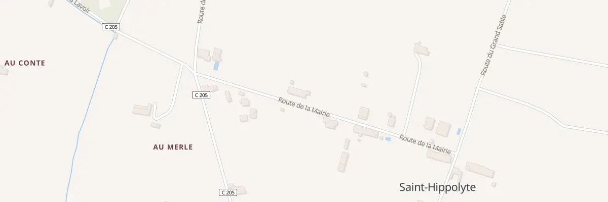 Plan du 49 Pipeau à Saint-Hippolyte