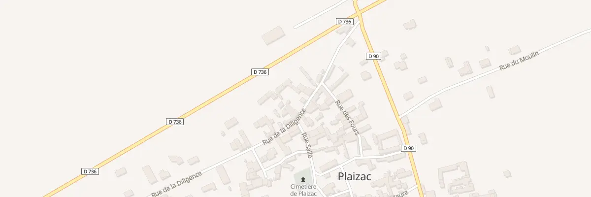 Plan du 10 Rue de la Diligence à Rouillac