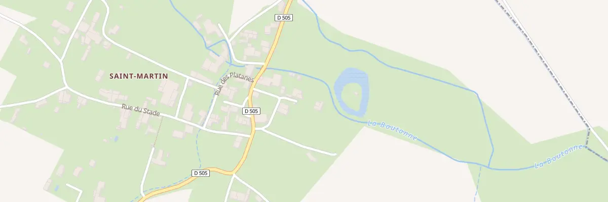Plan du 6 Rue de la Cure Saint Martin à Fontenille-Saint-Martin-d’Entraigues