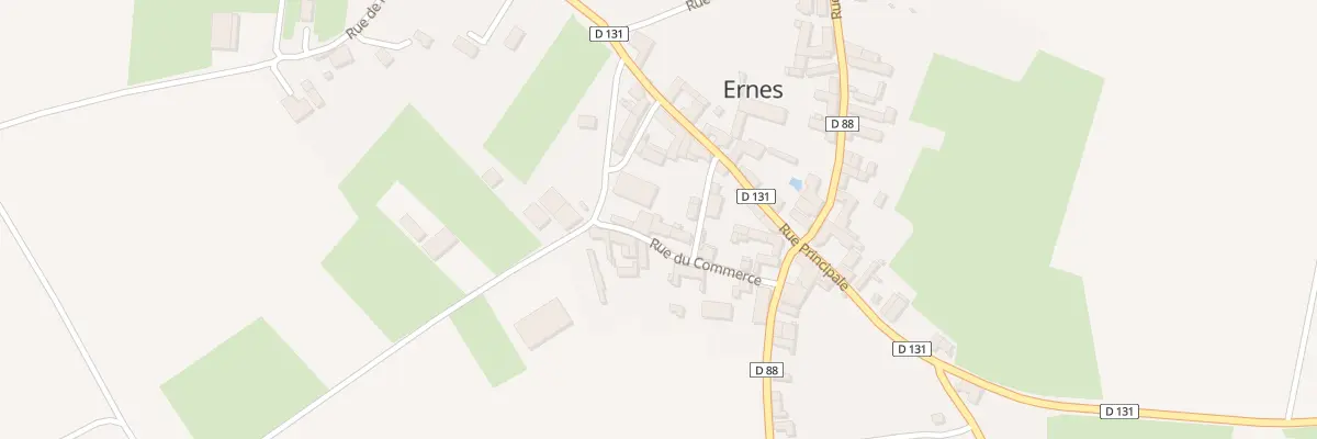 Plan du 14 Rue du Commerce à Ernes