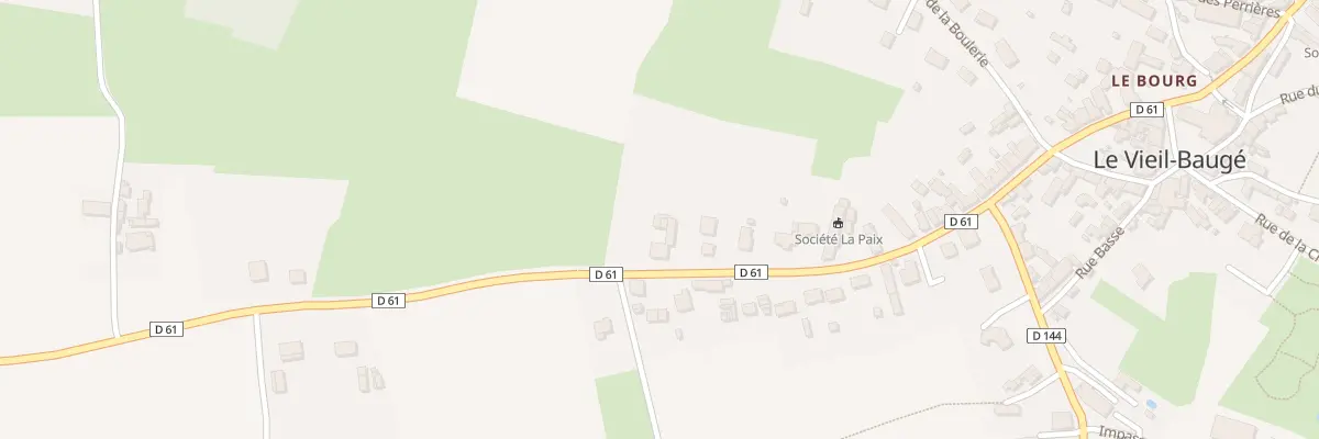 Plan du 1 Rue de la Pistole à Baugé-en-Anjou