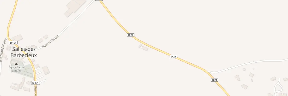 Plan du 30 Rte de Montmoreau à Salles-de-Barbezieux