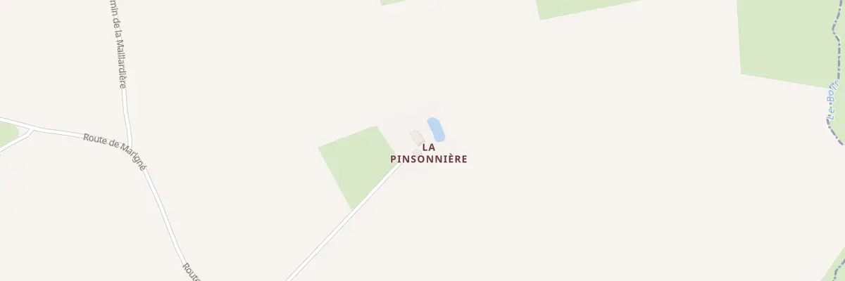 Plan du 5094 La Pinsonniere Bazouges à Bazouges Cré sur Loir