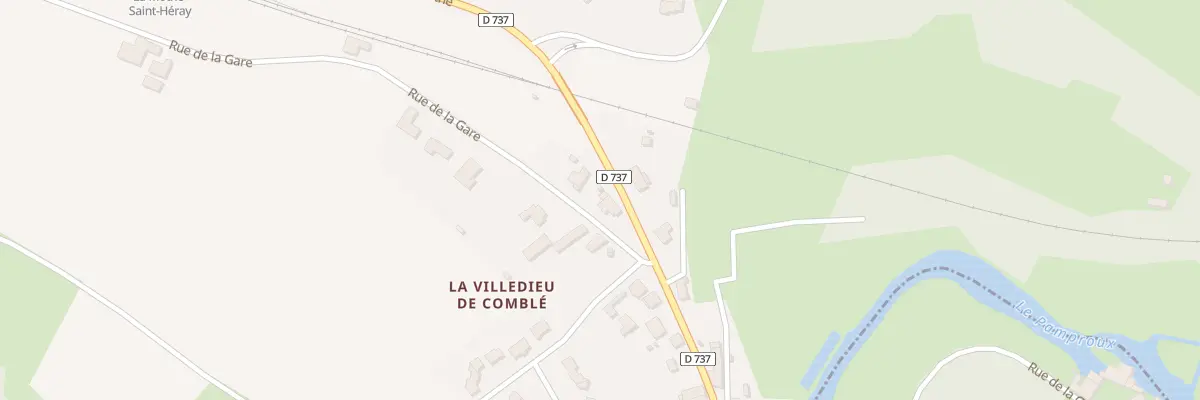 Plan du 2 Rue de la Gare à Sainte-Eanne