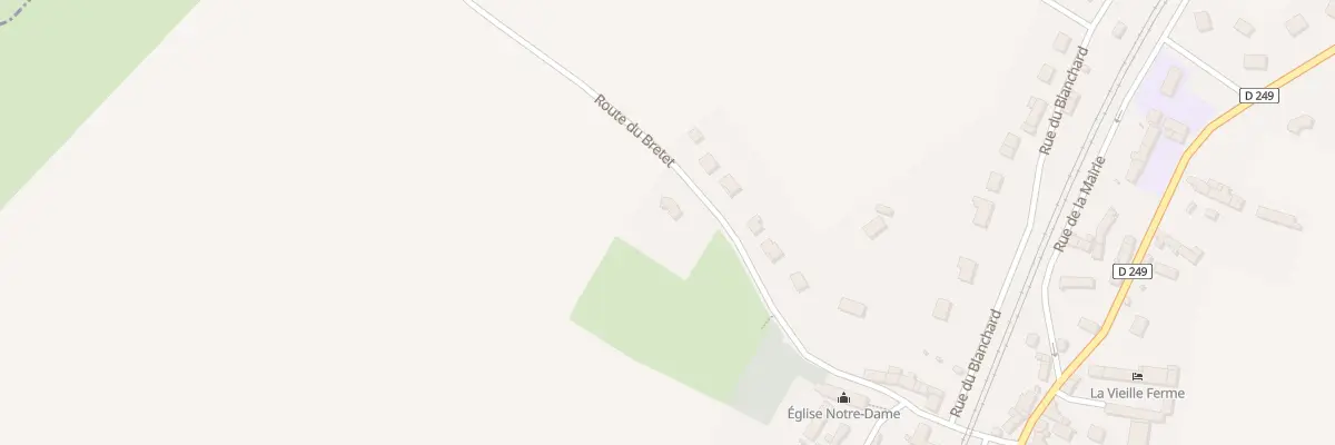 Plan du 1 Rte du Bretet à Fresné-la-Mère