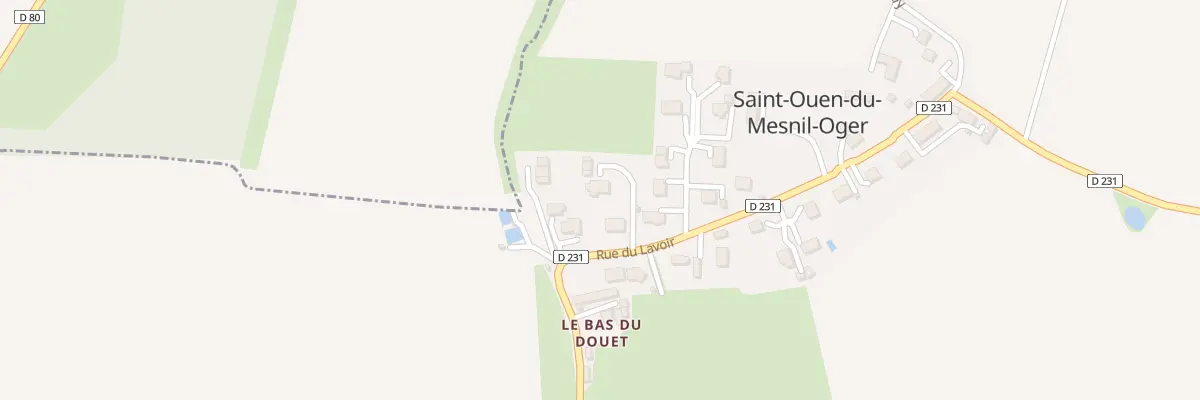 Plan du 12 Rue du Lavoir à Saint-Ouen-du-Mesnil-Oger