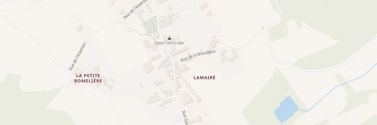 Plan du 4 Rue de la Braudière à Saint-Loup-Lamairé