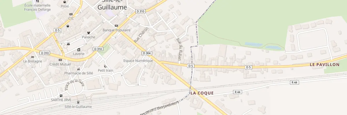 Plan du 9 Rue de Beaumont à Sillé-le-Guillaume
