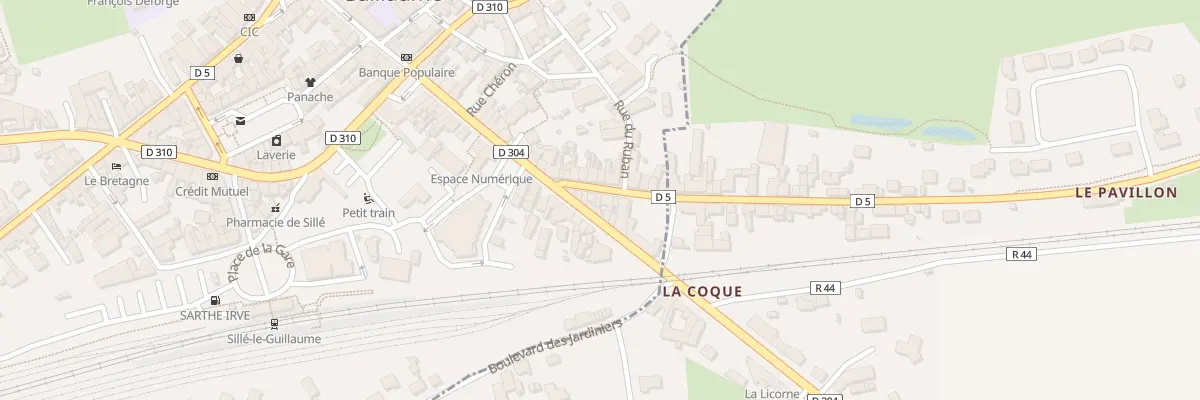Plan du 6 Rue de Beaumont à Sillé-le-Guillaume