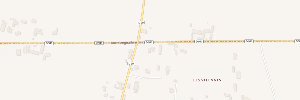Plan du 32 Rue de Cognac à Triac-Lautrait