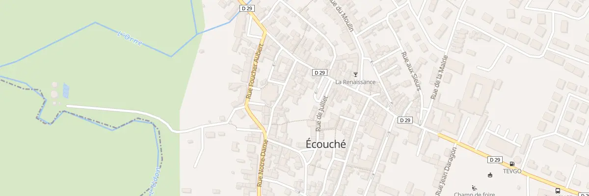 Plan du 13 Rue François le Dortz à Écouché-les-Vallées