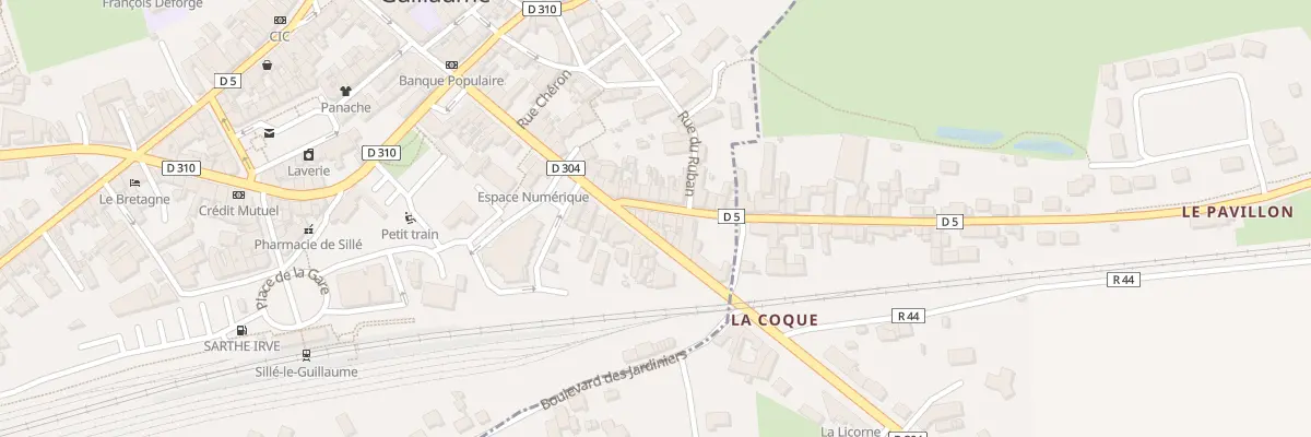 Plan du 4 Rue de Beaumont à Sillé-le-Guillaume