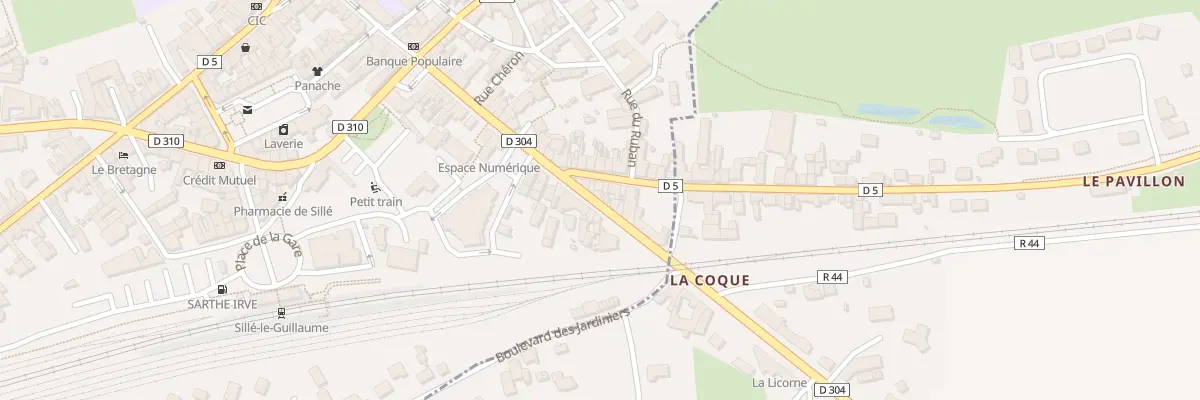 Plan du 47 Rue du Docteur Touchard à Sillé-le-Guillaume