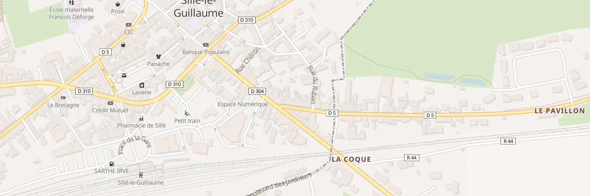 Plan du 5 Rue de Beaumont à Sillé-le-Guillaume
