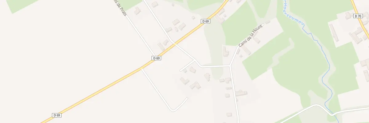 Plan du 2T Rte du Stade à Luquet
