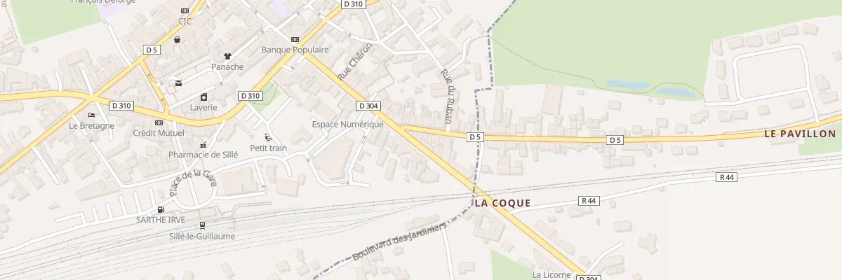 Plan du 2T Rue de Beaumont à Sillé-le-Guillaume